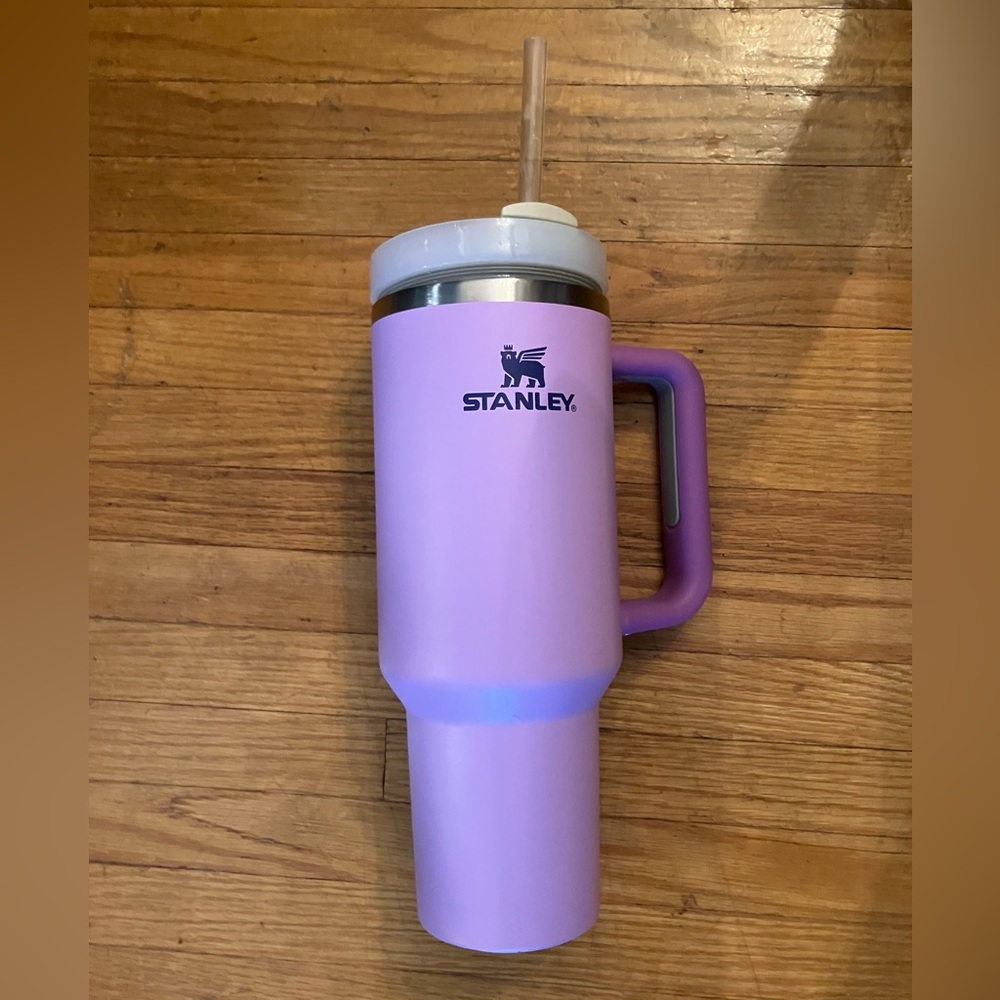 Purple Stanley water bottle